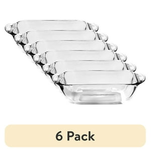Anchor Hocking Glass Loaf Pan 1.5 Quart, 6-Pack