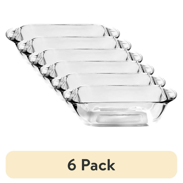Anchor Hocking Glass Loaf Pan 1.5 Quart, 6-Pack photo 1