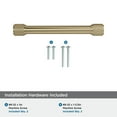 thumbnail image 4 of Amerock Faraday 5-1/16 inch (128mm) Center-to-Center Golden Champagne Cabinet Pull, 4 of 6