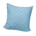 thumbnail image 1 of Funda de Cojín Cubierta de Almohada con Cremallera Invisible Relieve Geométrico Decoración para Hogar Sofá Coche Azul claro-45x45cm, 1 of 9