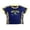 A-Navy313, variant on Womens Cropped T-Shirts Summer Short Sleeve Crew Neck Bold Brasil Rio Flag Contrast Side Stripe Tee Modern Everyday Wear Casual Tops