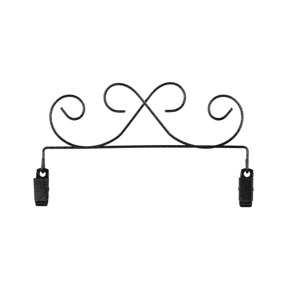 Classic Motifs 8 Inch Scroll Craft Hanger With Holding Clips