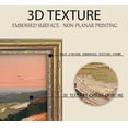 thumbnail image 3 of Vintage Carved Gold Frame Canvas Wall Art 3D Textured Abstract Mountain Relief Painting Picture Wall Decor Watercolor Boho Iandscape Poster Print Artwork for Living Room Bedroom Home Decoration, 3 of 18