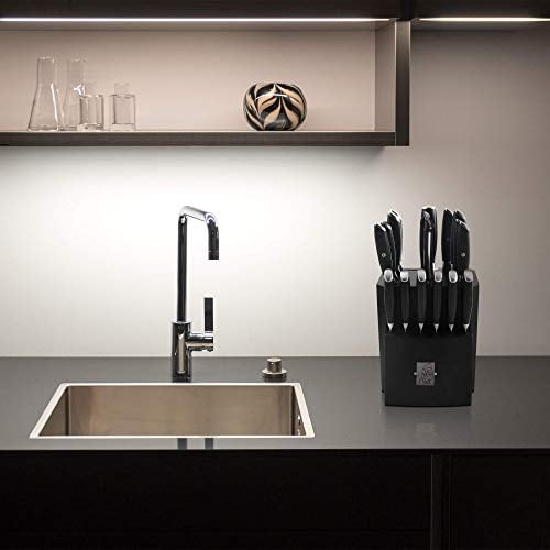 Free Shipping! TUO 17 PCS Falcon Series Knife Block Set - German