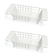 thumbnail image 1 of ClosetMaid Economical Over the Sink Steel Dish Draining Solution, White (2 Pack), 1 of 4