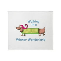 CafePress - WIENER WONDERLAND Throw Blanket - Soft Fleece Throw Blanket, 50"x60" for All Ages