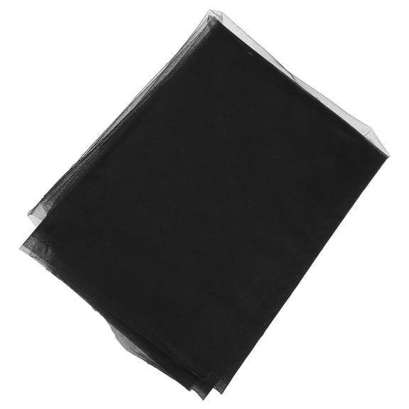 Soimiss Black Nylon Mesh Yarn Fabric for Wedding and DIY Handmade Supplies