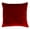 Red, variant on Home Dcor Throw Pillow Solid Red Decorative Velvet Cushion Cover - Choose Size