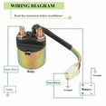 thumbnail image 5 of HOPUT Starter Solenoid Relay Compatible with Honda TRX350, TRX420, TRX500, TRX450, TRX400 Motorcycles, 1-Pack, 5 of 7