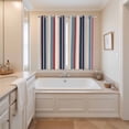 thumbnail image 3 of Curtains 84 Inches Long 2 Panels, Blue Red Striped Grommets Window Treatment Curtain, Modern Stripes Art Farmhouse Thermal Curtains Drapes for Living Room/Bathroom, 3 of 9