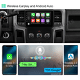 thumbnail image 5 of 9" Android 13 Car Radio Stereo for 2013-2018 Dodge Ram 1500/2500/3500 Manual A/C, 2+32GB Wireless CarPlay GPS Navi WiFi Bluetooth DSP RDS SWC, 5 of 10