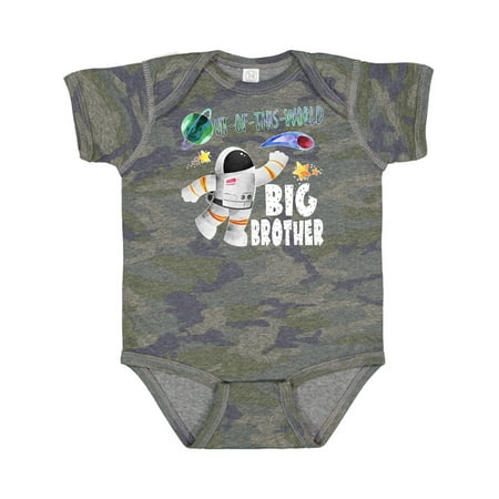 

Inktastic Out of This World Big Brother Astronaut in Space Gift Baby Boy Bodysuit