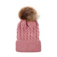 thumbnail image 1 of Bonnet en Laine Tricoté Chaud pour Femmes, Cache-Oreilles, 1 of 8