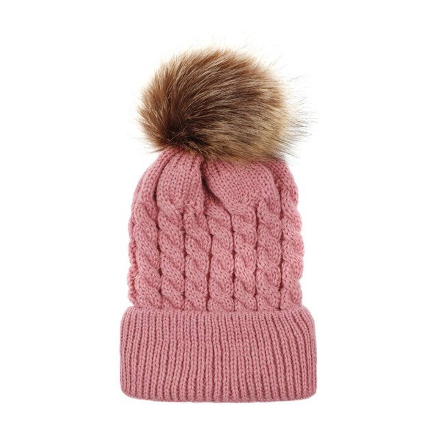 Bonnet en Laine Tricoté Chaud pour Femmes, Cache-Oreilles