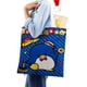 thumbnail image 4 of Tuxedo Sam Bolso de tela con estampado de lienzo para mujer, bolsa de compras reutilizable y estética, con cremallera interior, regalo para mujer, 35 × 40 cm., 4 of 6