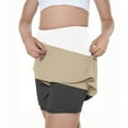 thumbnail image 3 of Cowsor Girls Skort Tummy Control Plus Size Skorts for Women High Waist Athletic Sports Pants Skirt Casual Shorts, 3 of 6