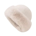 thumbnail image 5 of Abbraccia Cossack Hat Russian Hat Women Winter Faux Hat for Hiking Cold Weather Travel Camel Color, 5 of 9