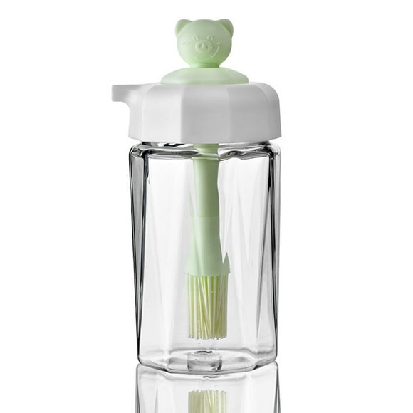 Dispensador de Aceite Billuyoard con Cepillo Contenedor de Condimentos Verde