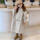 thumbnail image 5 of Parkas de manga larga para niños, color liso, de invierno, de imitación de visón, para niñas pequeñas, abrigo grueso acolchado de longitud media, abrigo de poliéster para niños, 5 of 7