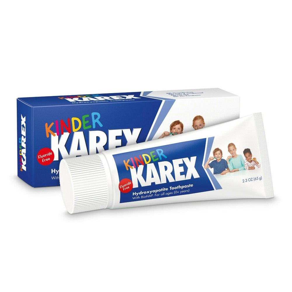 Kinder Karex Hydroxyapatite Toothpaste for Kids SLS and Fluoride Free