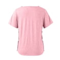 thumbnail image 4 of Chemo Dialysis Shirts for Women Post Shoulder Surgery with Double Shoulder Zippers After Rotator Cuff Injury Pink 2XL, 4 of 9