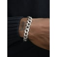 thumbnail image 2 of S925 Sterling Silver 13mm Thick Cuban Bracelet, 2 of 2