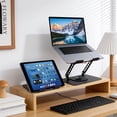 thumbnail image 4 of Doulami Laptop Stand for Desk Adjustable Computer Stand with 360° Rotating Base Aluminum Foldable Computer Holder, 4 of 10
