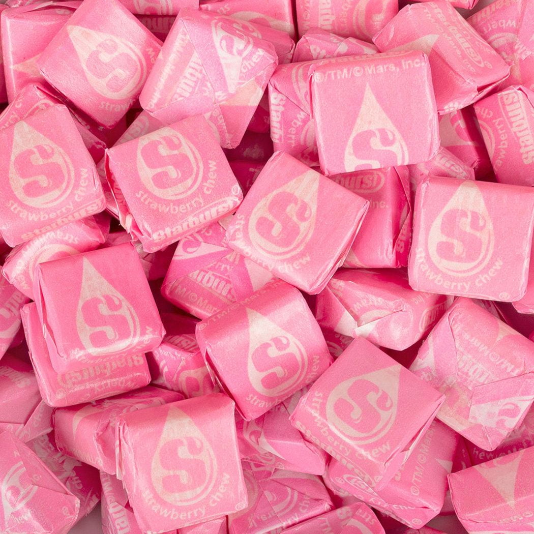 Starburst Pink Strawberry Chewy Candy 6 lbs All Pink Strawberry Starburst Fruit Chews