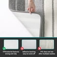 thumbnail image 4 of GTNSHUAI Extra Thick Microfiber Bath Rug, Non-Slip Soft Absorbent Bathroom Mat, 16" x 24", Gray, 4 of 6