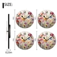 thumbnail image 2 of Battery Operated Analog Wall Clocks Non-Ticking Silent Modern Clock Decorative for Home,Office-Array Of Colorful Wildflowers In Full Bloom On The Meadow(16inch), 2 of 4