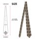 thumbnail image 2 of Fotbe Retro Hydrangeas Corbata Clásica para Hombre con Estampado – Corbata de Seda Jacquard Tejida, para Negocios, Bodas y Eventos Formales, 2 of 7