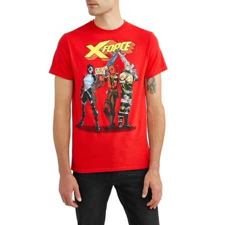 Marvel Xforce men's trio group shot short sleeve graphic t-shirt, up to size