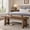 Dark Brown, variant on Fnova 55" Solid Wood Bench, Farmhouse Entryway Bench for Living Room, Dining Room, Dark Brown