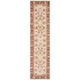 thumbnail image 5 of SAFAVIEH Chelsea Nessa Traditional Wool Area Rug, Ivory/Rust, 5'3" x 8'3", 5 of 8