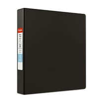 Staples Heavy Duty 1 1/2" 3-Ring Non-View Binder Black (24650) 56238-CC/24650