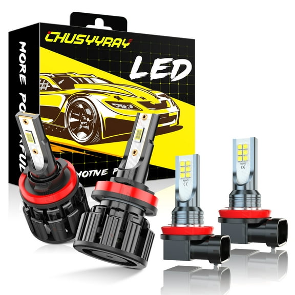 For Toyota Camry 2007-2014 H11 H8 LED Headlight Bulbs Kit Low Beam 6000K H9 Fog Bulbs