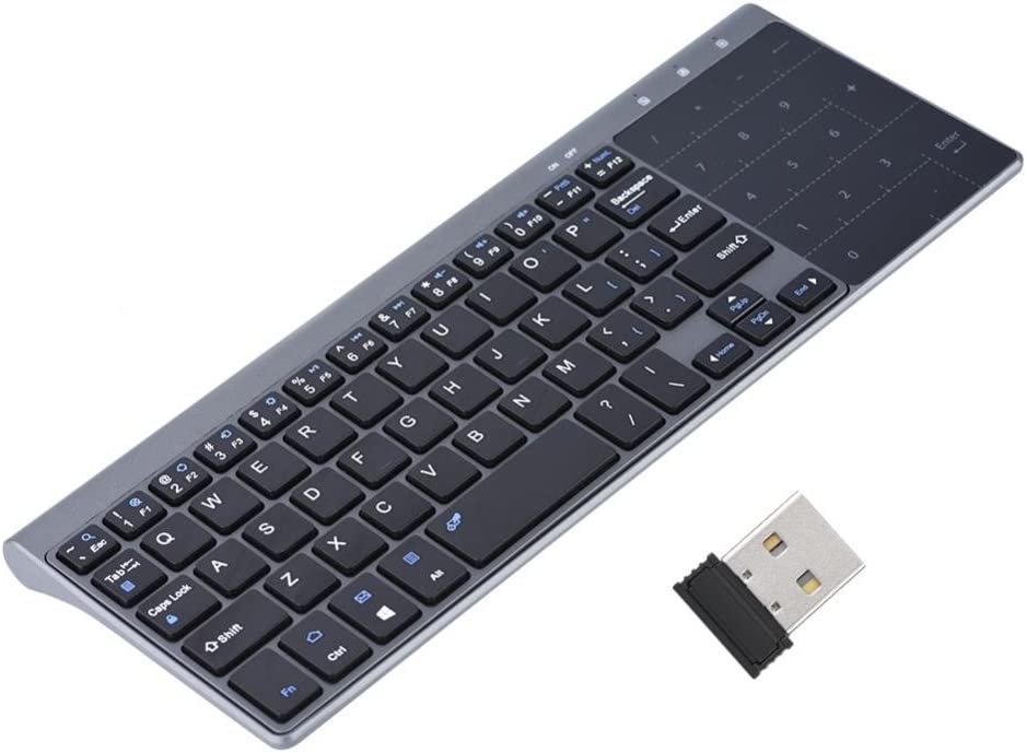 Yirtree Mini Slim Wireless Keyboard, 2.4Ghz Wireless Keyboard Handheld