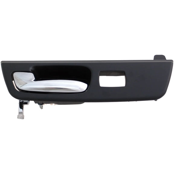 Dorman 81844 Rear Driver Side Interior Door Handle for Specific Cadillac Models, Black; Chrome