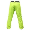 thumbnail image 3 of Dadaria Men Waterproof Insulated Snowboard Suspenders Pants Snow Ski Bib Trousers Green M,Men, 3 of 6