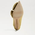 thumbnail image 5 of Sam Edelman Azalea Dark Pear Slip On Pointed Toe Bow Detailed Stiletto Pumps. (Dark Pear, 8), 5 of 5