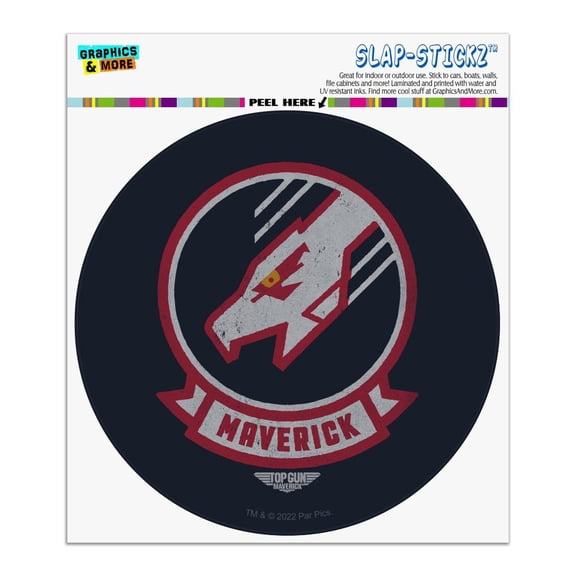 Top Gun: Maverick Patch Automotive Car Window Locker Circle Bumper Sticker