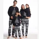 thumbnail image 5 of 2024 Nuevos conjuntos navideños familiares, conjunto de pijamas a juego para mamá, papá y niños, mameluco para bebé y perro, traje suave y suelto de 2 piezas, ropa de dormir, 5 of 5