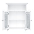 thumbnail image 4 of Elegant Home Fashions ELG-529 Armoire de Sol à Double Porte Windsor - Blanc, 4 of 5