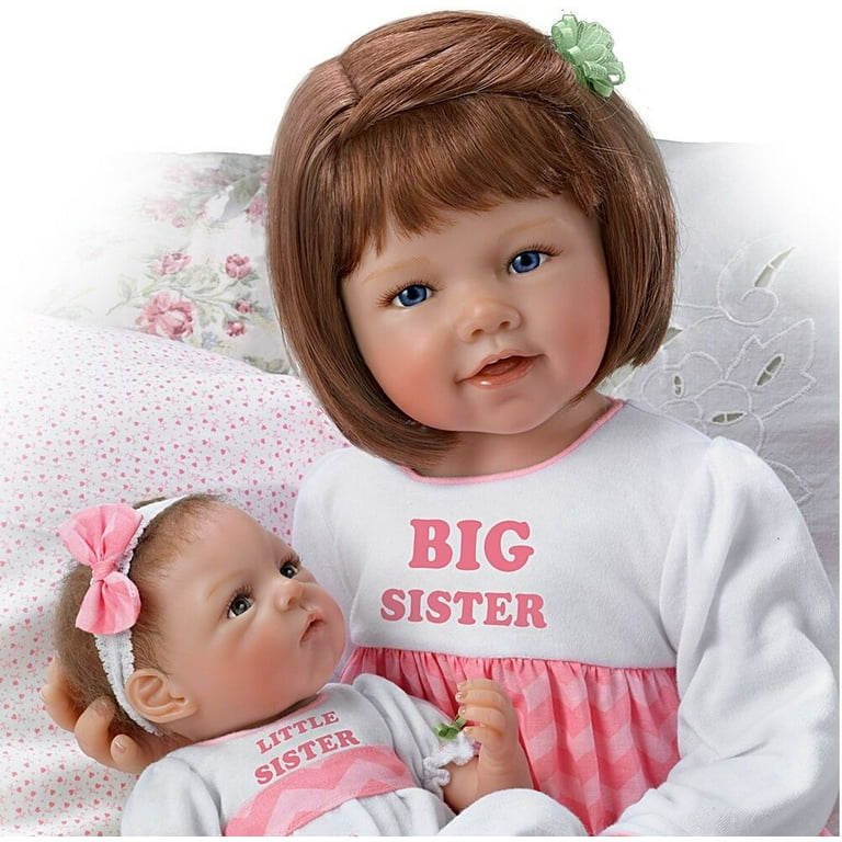 The Ashton - Drake Galleries A Sister's Love Child and Baby