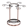 thumbnail image 2 of Soporte para Copas de Vino Macarena Estante de Almacenamiento de Copas con 6 Ganchos Bronce, 2 of 8