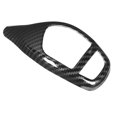 thumbnail image 3 of Marco de panel de cambio de marchas de coche de fibra de carbono ABS, cubierta de perilla de engranaje, embellecedor de cabeza apto para X3 (tipo deportivo), 3 of 9