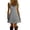 Gray, variant on Womens Summer V Neck Linen Mini Dress Casual Spaghetti Strap Ruffle Hem Dresses Tummy Control Sundress Green S Fashion