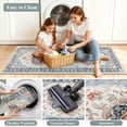 thumbnail image 5 of MeyJey Kitchen Rug Set 3 Piece, Non Slip Kitchen Floor Mats Machine Washable Mats for Home Floor and Living Room, Blue, 5 of 14