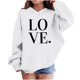 thumbnail image 1 of Sudadera con capucha y estampado de corazón de San Valentín, sudadera de manga larga para niños y niñas, chaqueta para niñas de talla mediana y grande., 1 of 7