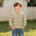 thumbnail image 5 of PureCasa Jackets for Kids 1-7 Years Lightweights Warm Long Sleeved Cute Printed Button Down Closure Jacket for Winter, 5 of 9